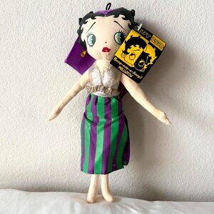2002 Betty Boop Vintage Hanging Doll Plush Stuffed Animal Toy